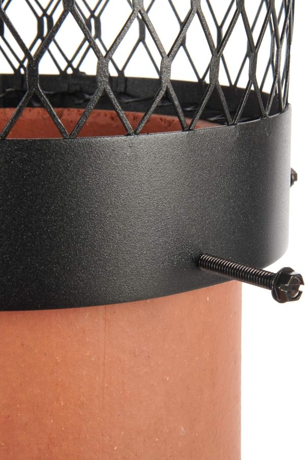 HY-C Chimney Cap Galvanized Steel Mesh Fireplace Protection-4