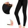 Womens Thermal Underwear Micro Fleece Lined Moisture Wicking-4