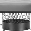 HY-C Chimney Cap Galvanized Steel Mesh Fireplace Protection-0