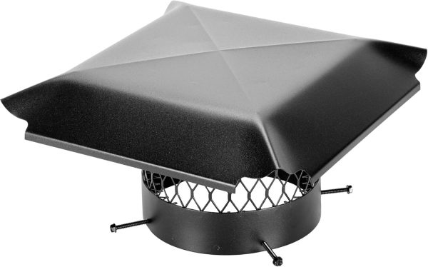 HY-C Chimney Cap Galvanized Steel Mesh Fireplace Protection-1