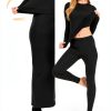 Womens Thermal Underwear Fleece Lined Base Layer Winter Wear-2