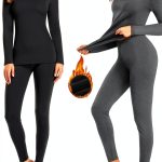 SIMIYA Womens Fleece Lined Thermal Underwear Set 2 Pack-0