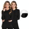 Womens Thermal Underwear Micro Fleece Lined Moisture Wicking-3
