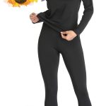 Teepire Womens Thermal Underwear Set Fleece Lined Moisture-0