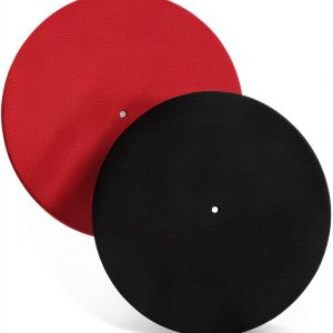 Vinyl Record Slipmat DJGear Red Felt Non‑Slip-0