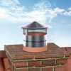 QUEYAAM Chimney Cap 304 Stainless Steel Rain Protection-7