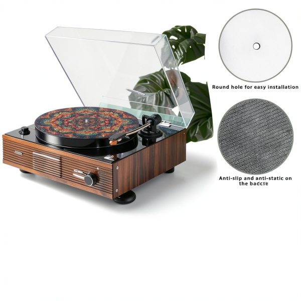 Vinyl Record Slipmat by Pavo - Polyester Rubber Blend - DJ-5