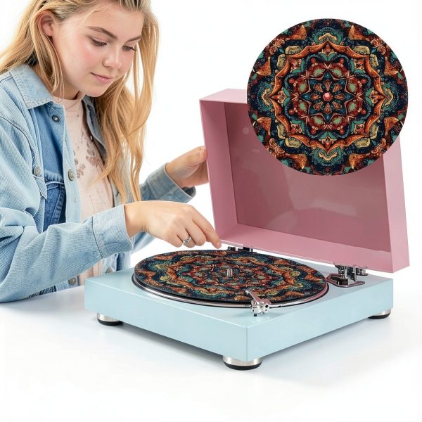 Vinyl Record Slipmat by Pavo - Polyester Rubber Blend - DJ-4