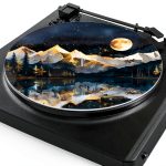 Vinyl Record Pad for DJ Slipmats by Moon Mountain-0