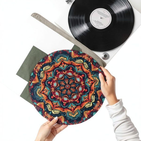 Vinyl Record Slipmat by Pavo - Polyester Rubber Blend - DJ-1