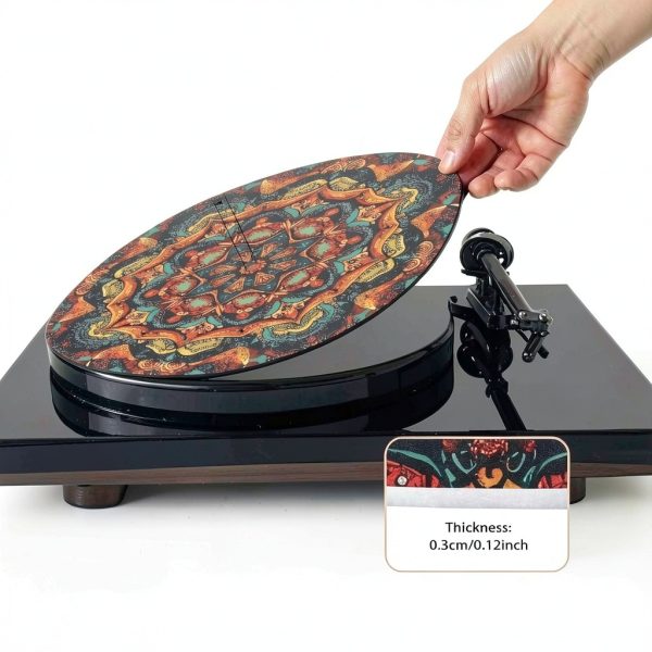 Vinyl Record Slipmat by Pavo - Polyester Rubber Blend - DJ-6