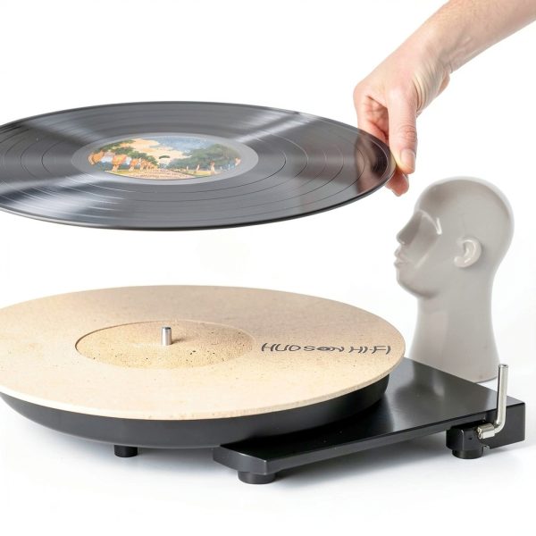 Hudson Hi-Fi Turntable Slipmat Cork Design for DJs and-3