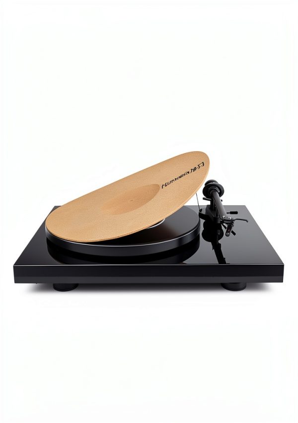 Hudson Hi-Fi Turntable Slipmat Cork Design for DJs and-2
