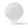 BOCO USA Acrylic Turntable SlipMat White 12‑inch Premium DJ Slipmat-4