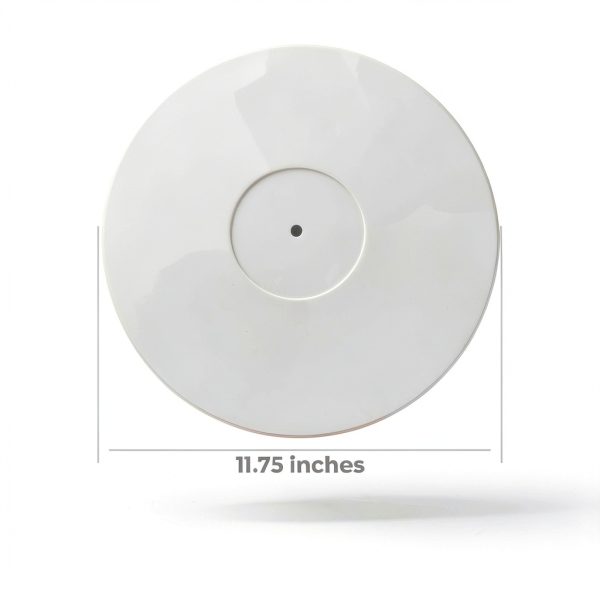 BOCO USA Acrylic Turntable SlipMat White 12‑inch Premium DJ Slipmat-4