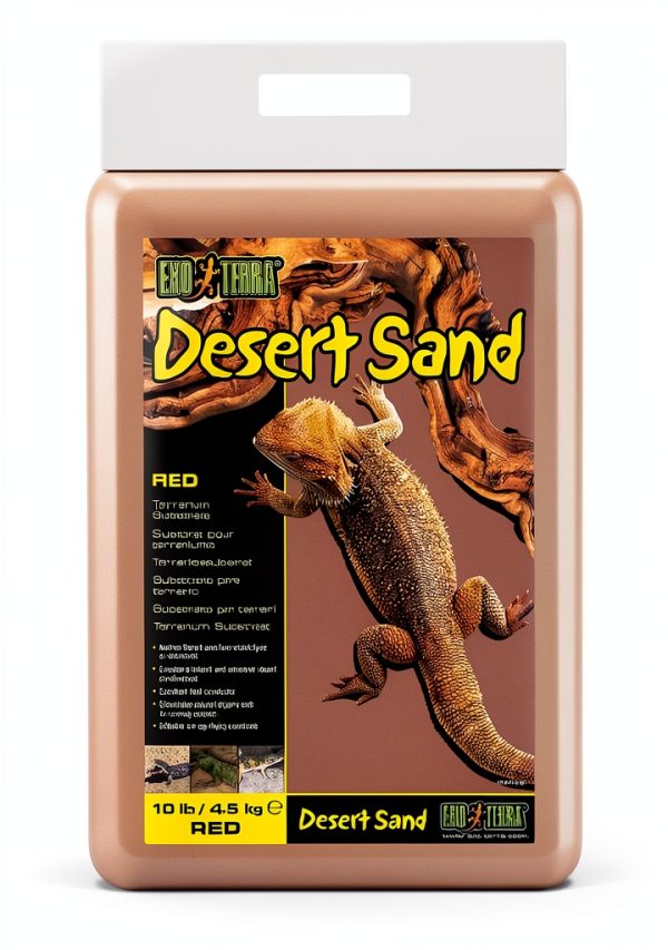 Exo Terra Desert Sand 10‑Pound Red Natural Terrarium Substrate-0