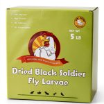 Black Soldier Fly Larvae Dried Food by UCM Group 5lb High Calcium-0