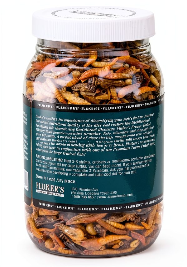 Fluker's Aquatic Turtle Food freeze dried with Shrimp & Mealworms-1
