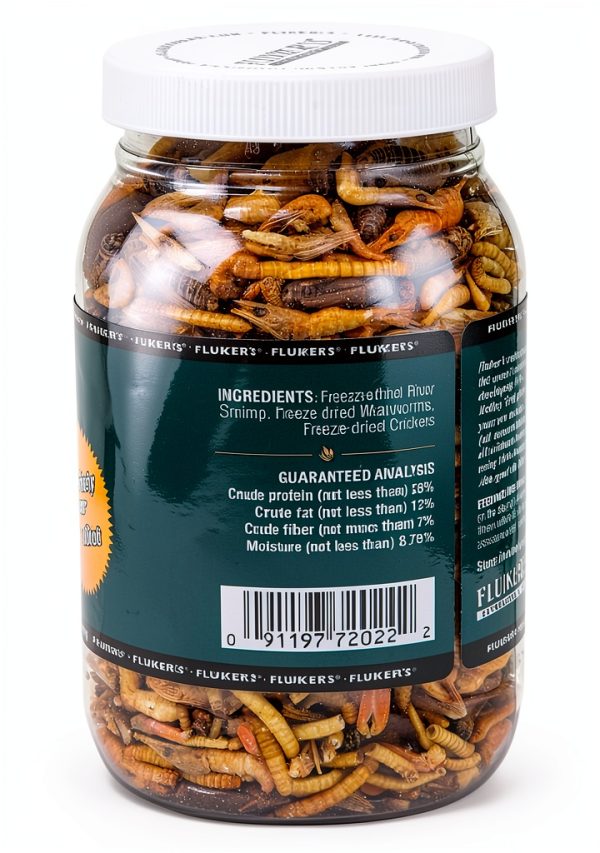 Fluker's Aquatic Turtle Food freeze dried with Shrimp & Mealworms-2