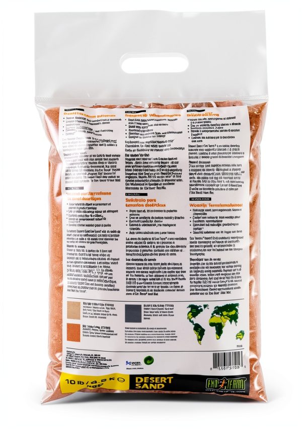 Exo Terra Desert Sand 10‑Pound Red Natural Terrarium Substrate-1